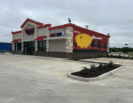 Gas station and convenience store